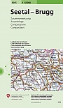 Topografische Wandelkaart Zwitserland 5005 Seetal / Brugg (Samengestelde kaart) - Landeskarte der Schweiz