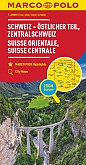 Wegenkaart - Landkaart Zwitserland 2 Schweiz Östlicher Teil, Zentralschweiz | Marco Polo Maps