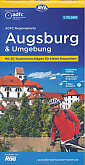 Fietskaart Augsburg und Umgebung | ADFC Regional- und Radwanderkarten - BVA Bielefelder Verlag