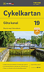 Fietskaart Zweden 19 Göta Gotakanaal Cykelkartan