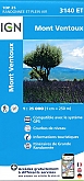 Topografische Wandelkaart van Frankrijk 3140ET - Mont Ventoux