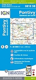 Topografische Wandelkaart van Frankrijk 0818SB - Pontivy Guemene-sur-Scorff