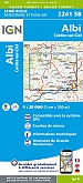 Topografische Wandelkaart van Frankrijk 2241SB - Albi / Cordes-sur-Ciel