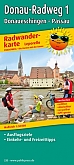 Fietskaart Donau Radweg 1 Donaueschingen - Passau - Public Press