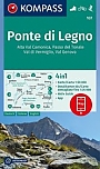 Wandelkaart 107 Ponte di Legno | Kompass