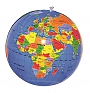 Opblaasbare wereldbol Wereld globe 30cm | Caly Toys