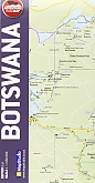 Wegenkaart - Landkaart Botswana inclusief 4x4 routes | MapStudio