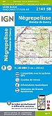 Topografische Wandelkaart van Frankrijk 2141SB - Negrepelisse Monclar-de-Quercy