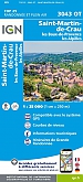 Topografische Wandelkaart van Frankrijk 3043OT - St-Martin-de-Crau / Les Baux-de-Provence / Les Alpilles