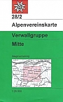 Wandelkaart 28/2 Verwallgruppe Mitte | Alpenvereinskarte