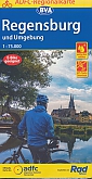 Fietskaart Regensburg und Umgebung | ADFC Regional- und Radwanderkarten - BVA Bielefelder Verlag