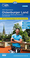 Fietskaart Oldenburger Land Oldenburger Münsterland und Unterweser | ADFC Regional- und Radwanderkarten - BVA Bielefelder Verlag