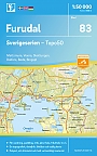 Topografische Wandelkaart Zweden 83 Furudal Sverigeserien Topo 50