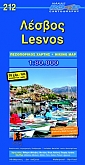 Wandelkaart 212 Lesbos Lesvos | Road Editions