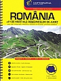 Wegenatlas Roemenie A4 formaat met Spiraalbinding Cartograhpia