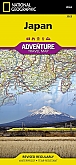 Wegenkaart - Landkaart Japan - Adventure Map National Geographic