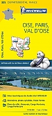 Fietskaart - Wegenkaart - Landkaart 305 Oise Paris Val-d'Oise - Départements de France - Michelin