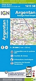 Topografische Wandelkaart van Frankrijk 1615SB - Argentan / Putanges-Pont-Ecrepin