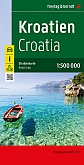Wegenkaart - Landkaart Kroatië - Freytag & Berndt