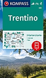 Wandelkaart 683 Trentino | Kompass 3 kaartenset