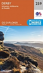 Topografische Wandelkaart 259 Derby / Utoxeter Uttoxeter, Ashbourne & Cheadle - Explorer Map