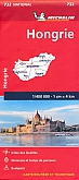 Wegenkaart - Landkaart 732 Hongarije - Michelin National
