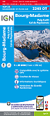 Wandelkaart 2249OTR Bourg-Madame / Col Puymorens Geplastificeerd | IGN