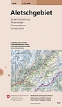 Topografische Wandelkaart Zwitserland 2516 Aletschgebiet (Samengestelde kaart) - Landeskarte der Schweiz