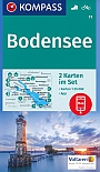 Wandelkaart 11 Bodensee 2 kaartenset  Kompass