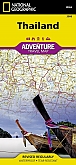 Wegenkaart - Landkaart Thailand - Adventure Map National Geographic