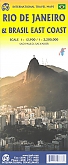 Wegenkaart Stadsplattegrond Rio De Janeiro City/Brazilie Oostkust East Coast - ITMB Map