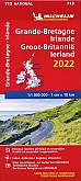 Wegenkaart - Landkaart 713 Groot-Brittannie en Ierland 2022 - Michelin National