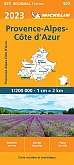 Wegenkaart - Landkaart 527 Provence Alpes Cote d'Azur 2023 - Michelin Region France