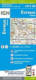 Topografische Wandelkaart van Frankrijk 2013SB - Evreux Vernon
