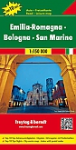 Wegenkaart - Fietskaart AK0622 Emilia Romagna Bologna San Marino - Freytag & Berndt
