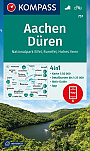 Wandelkaart 757 Aachen und das Dreiländereck Nationalpark Eifel - Rureifel - Hoge Venen Kompass