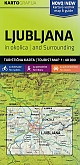 Wandelkaart - Fietskaart Ljubljana en Omgeving | Kartografija