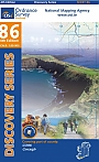 Topografische Wandelkaart Ierland 86 Cork (Bandon) Discovery Map Ireland