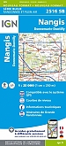 Topografische Wandelkaart van Frankrijk 2516SB - Nangis Donnemarie-Dontilly