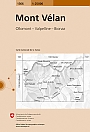 Topografische Wandelkaart Zwitserland 1366 Mont Velan Ollomont Valpelline Bionaz - Landeskarte der Schweiz