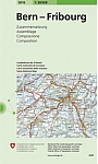 Topografische Wandelkaart Zwitserland 5016 Bern / Fribourg (Samengestelde kaart) - Landeskarte der Schweiz