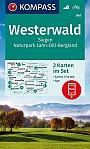 Wandelkaart 847 Westerwald, 2 kaarten Kompass