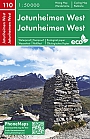 Wandelkaart 110 Jotunheimen West | Freytag & Berndt