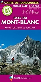 Wandelkaart A1 Mont-Blanc (Pays du) - Aravis - Chamonix - Courmayeur | Rando Editions