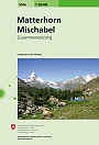 Topografische Wandelkaart Zwitserland 5006 Matterhorn Mischabel (Samengestelde kaart) - Landeskarte der Schweiz