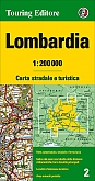 Wegenkaart - Fietskaart 2 Lombardije - Touring Club Italiano (TCI)