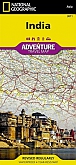 Wegenkaart - Landkaart India - Adventure Map National Geographic