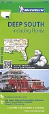 Wegenkaart - Landkaart 177 Deep South USA (including Florida) | Michelin