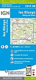 Topografische Wandelkaart van Frankrijk 2919SB - Les Riceys /  Mussy-sur-Seine