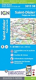 Topografische Wandelkaart van Frankrijk 3015SB - St-Dizier Pargny-sur-Saulx